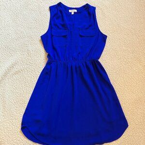 Monteau Royal Blue Sleeveless dress size L
